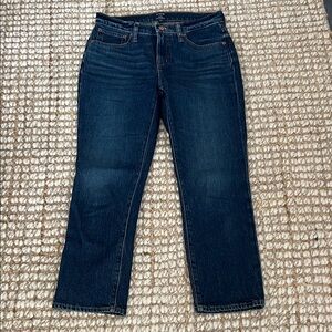 J.Crew Factory Slim Boyfriend 25P Petite Dark Wash Jeans CB362